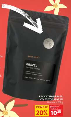 Kava v zrnu Brazil Coletivo Caparaó