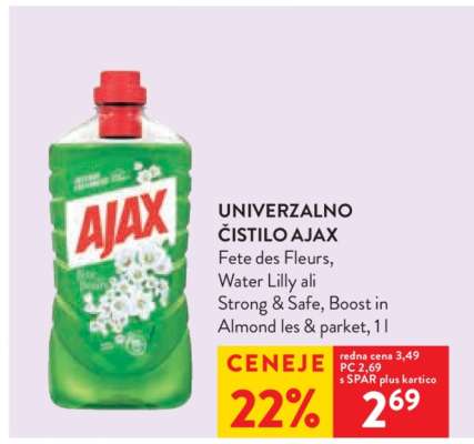 Univerzalno čistilo Ajax