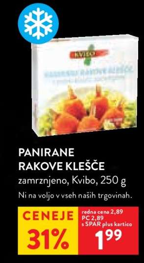 Panirane rakove klešče