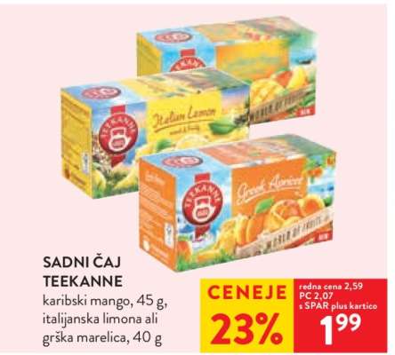 Sadni čaj Teekanne