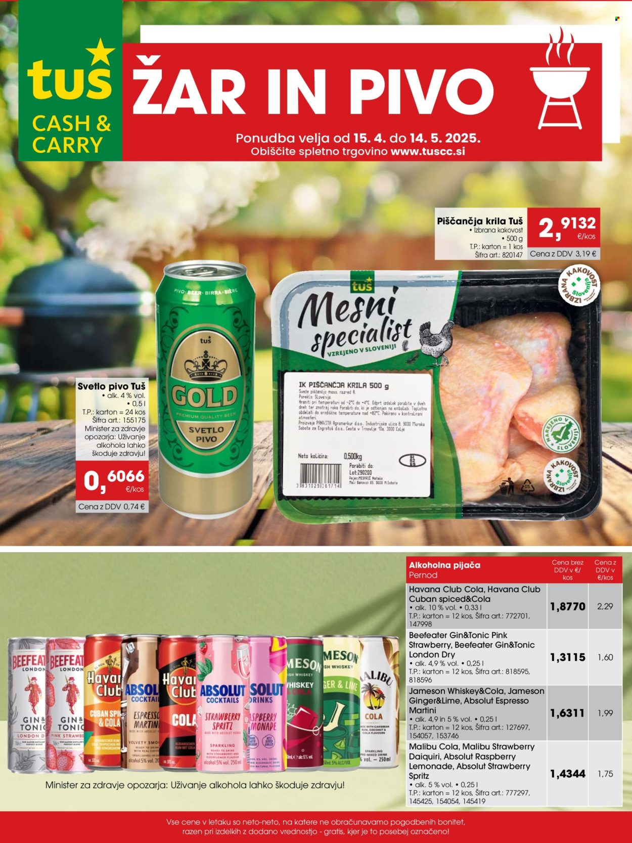 Tuš Cash & Carry katalog - 15.04.2025 - 14.05.2025.