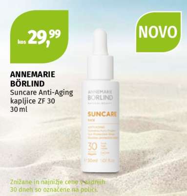 ANNEMARIE BÖRLIND Suncare Anti-Aging kapljice ZF 30 30 ml