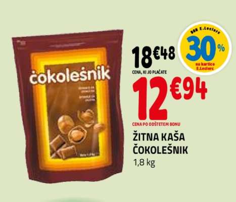 Žitna kaša Čokolešnik