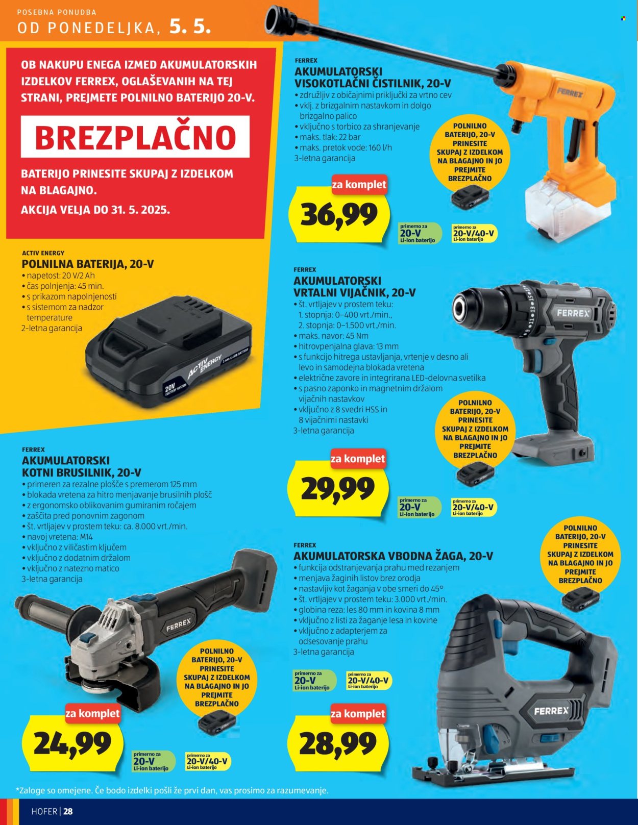 Hofer katalog - 28.04.2025 - 10.05.2025.
