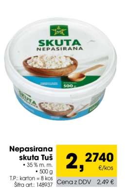 Nepasirana skuta Tuš