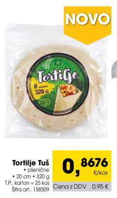 Tortilje Tuš