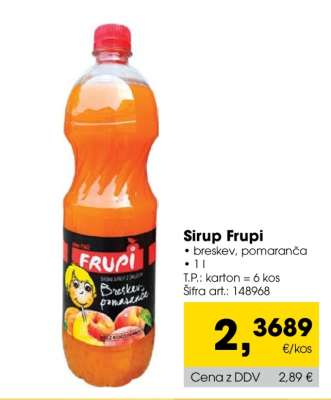 SIRUP FRUPI