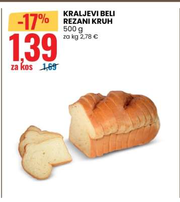 KRALJEVI BELI REZANI KRUH