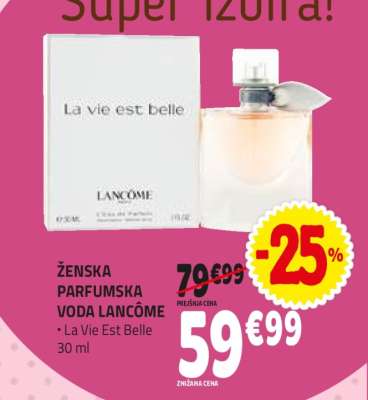 ŽENSKA PARFUMSKA VODA LANCOME