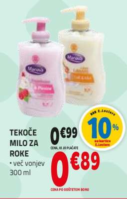 Tekoče milo za roke