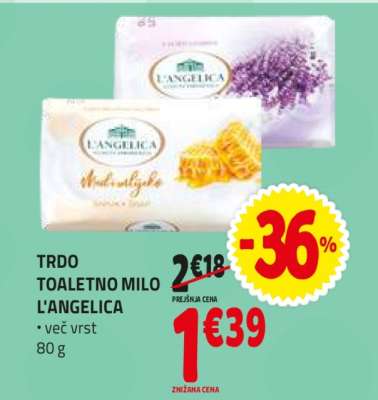 TRDO TOALETNO MILO L'ANGELICA