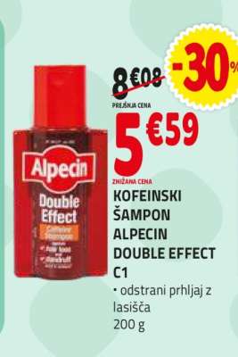 KOFEINSKI ŠAMPON ALPECIN DOUBLE EFFECT C1