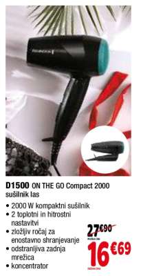 D1500 ON THE GO Compact 2000 sušilnik las