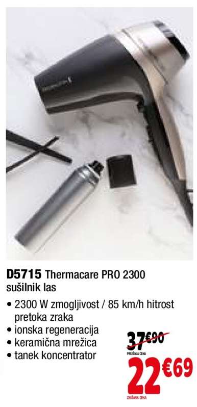 D5715 Thermacare PRO 2300 sušilnik las