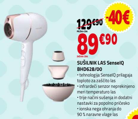 SUŠILNIK LAS SenseIQ BHD628/00