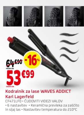 Kodralnik za lase WAVES ADDICT Karl Lagerfeld