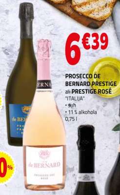 PROSECCO DE BERNARD PRESTIGE ali PRESTIGE ROSÉ