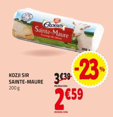 KOZJI SIR SAINTE-MAURE