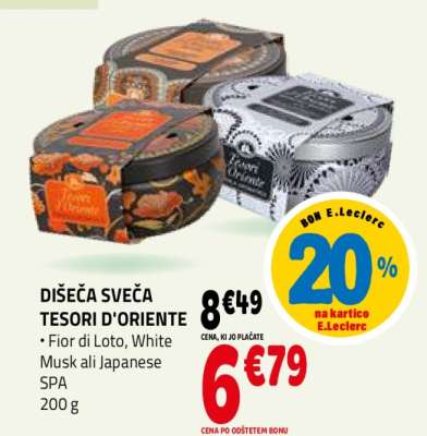 DIŠEČA SVEČA TESORI D'ORIENTE