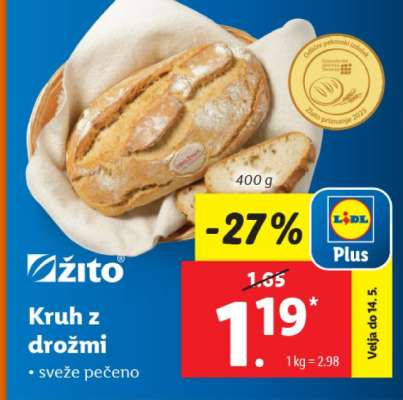 KRUH Z DROŽMI