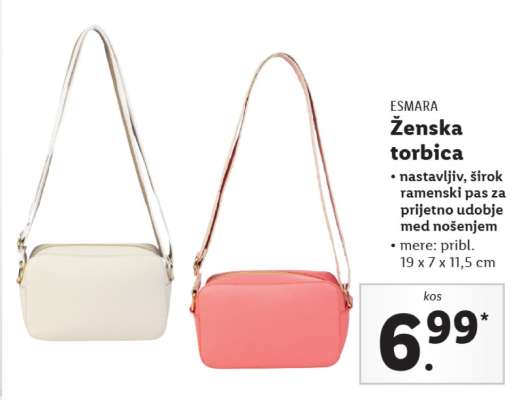 ESMARA Ženska torbica