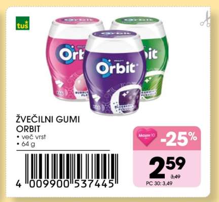 Žvečilni gumi Orbit