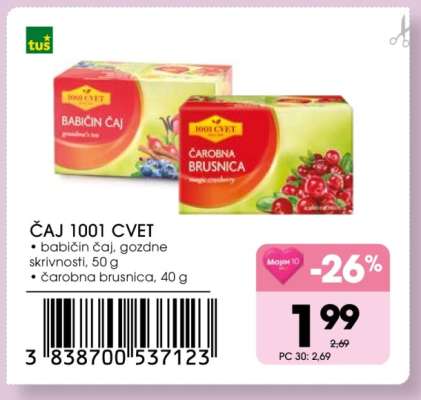 Čaj 1001 Cvet