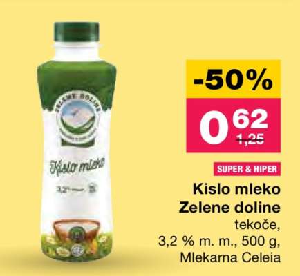 Kislo mleko Zelene doline