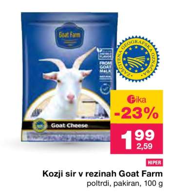 Kozji sir v rezinah Goat Farm