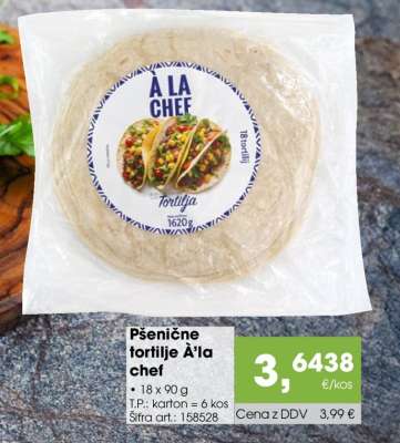 Pšenične tortilje A’la chef