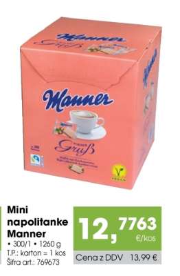 Mini napolitanke Manner