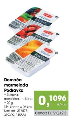 Domača marmelada Podravka