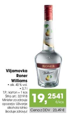 Viljamovka Roner Williams