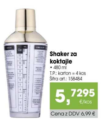 Shaker za koktajle