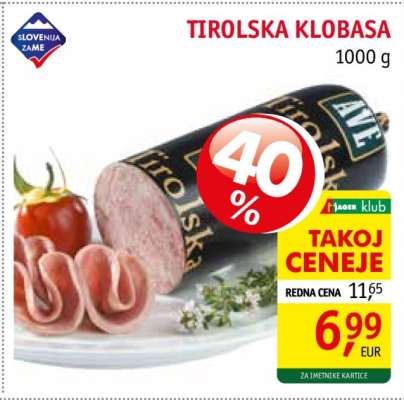TIROLSKA KLOBASA