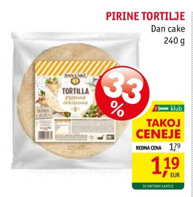 PIRINE TORTILJE