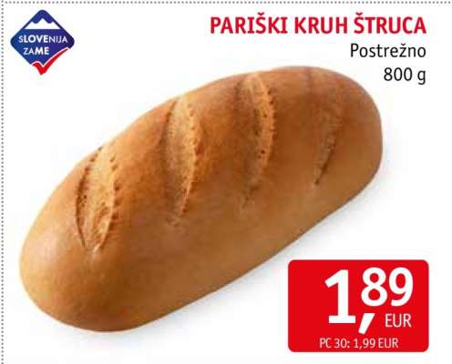PARIŠKI KRUH ŠTRUCA