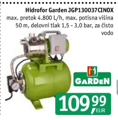 Hidrofor Garden JGP130037CINOX