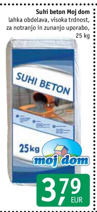 Suhi beton Moj dom