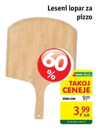 Leseni lopar za pizzo
