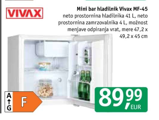 Mini bar hladilnik Vivax MF-45