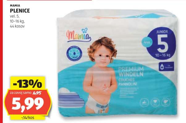 Mamia Plenice vel. 5