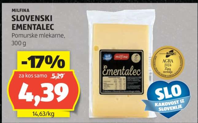 MILFINA SLOVENSKI EMENTALEC