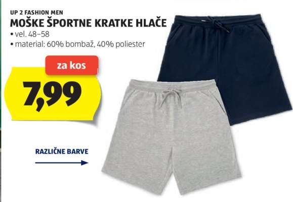 Moške športne kratke hlače