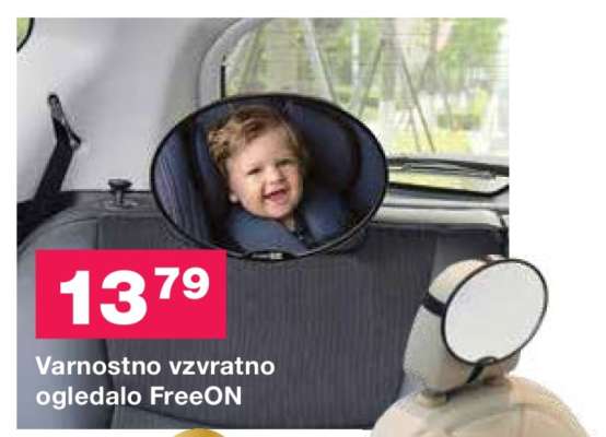 Varnostno vzvratno ogledalo FreeON