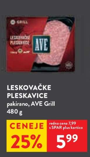 LESKOVAČKE PLESKAVICE