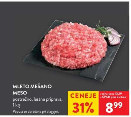 MLETO MEŠANO MESO