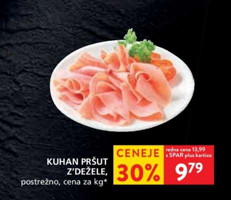Kuhan pršut Z'dežele