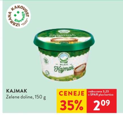 KAJMAK Zelene doline, 150 g