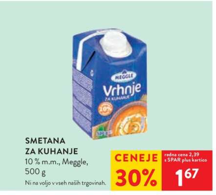 SMETANA ZA KUHANJE